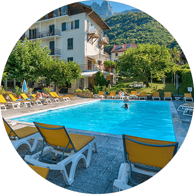 Hôtel avec piscine Talloires-Montmin