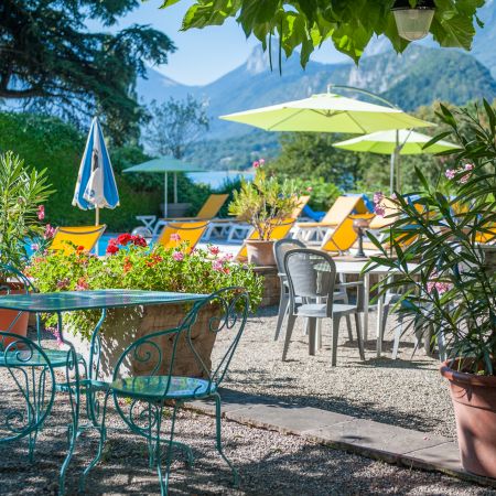 Terrasse header Hôtel Du Lac Talloires-Montmin